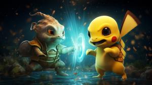 Pikachu vs squirtle