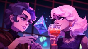 Jasper and amethyst have a lit major league drinking competition
