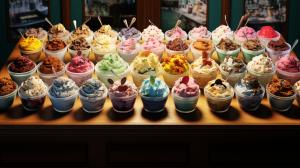 Ice cream buffet
