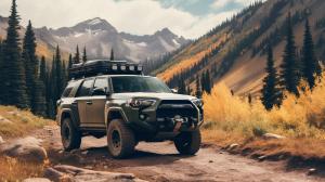 Overland 4Runner in the wilderness
