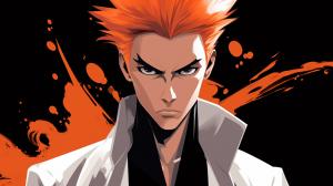 Bleach in cartoon style

