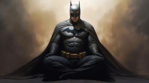 Batman meditate