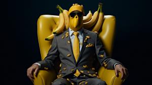 Banana in a suit
