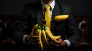 Banana in a suit
