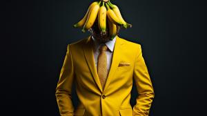 Banana in a suit
