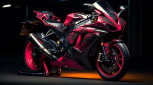 red yamaha R6 with red underglow
