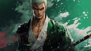 roronoa zoro one piece yakuza modern japan