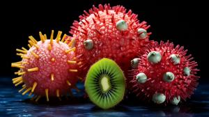 virus bacteria microbs fruits