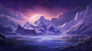 Snow
Mountains
Purple