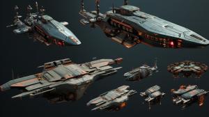 space naval fleet