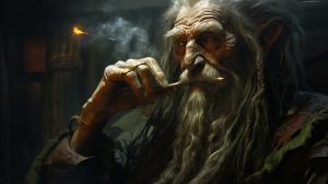 old warlock smoking