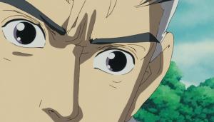 close up of gojo satoru's eyes