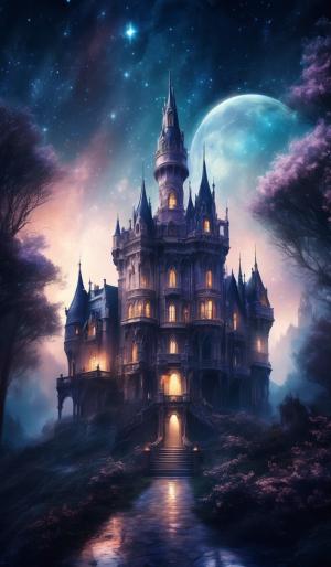 gothic Victorian castle