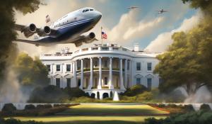 plane flew into the white house