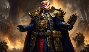 Donald trump Warhammer 40k emperor of mankind