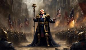 Donald trump Warhammer 40k emperor of mankind