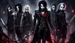 The band known as Black Veil Brides become the next Sick an Twisted revenge filled Sweeney Todd as they Perform an epic Heavy Metal concertfor their fans to see