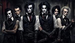 The band Black Veil Brides as RevengfulSweeney Todd Himself