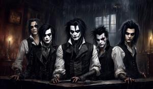 The band Black Veil Brides as RevengfulSweeney Todd Himself