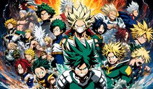 In this epic tale, two worlds collide - the incredible universe of My Hero Academia featuring Toshinori Yagi 