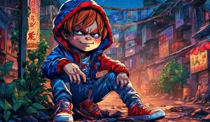 Chucky chilling in the hood