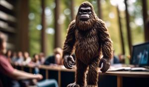 Bigfoot as a college professor