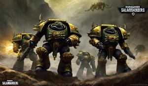 Warhammer 40,000 space marine salamanders 