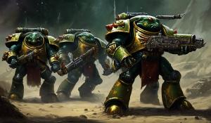 Warhammer 40,000 space marine salamanders 