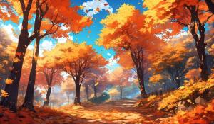 Fall trees 