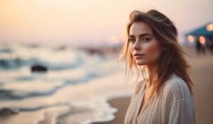 Girl on a beach