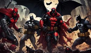 Spawn vs batman vs Deadpool