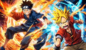 Flare from redo of healer fighting naruto and luffy