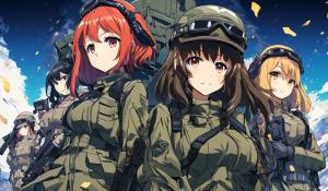 Military Waifus with big gyat