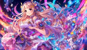 Princess gamer girl