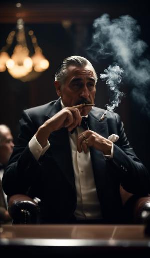 The godfatherSmoking