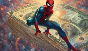 Spider-Man on a dollar bill