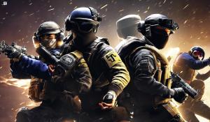 2 rainbow six siege operators in hand to hand combat