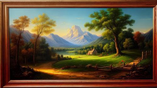 classic landscape painting