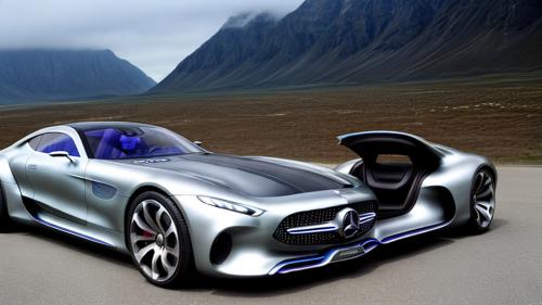 Mercedes futuristic concept car