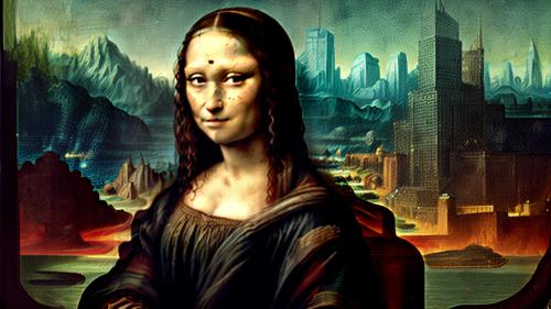 Cyberpunk Mona Lisa