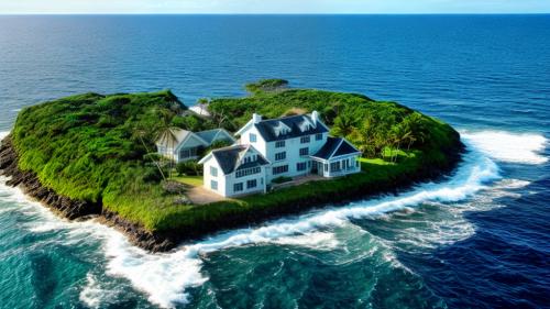 House in the ocean