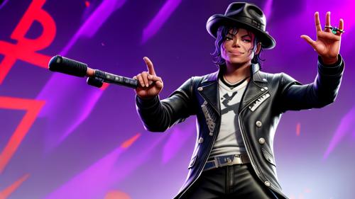 A Michael Jackson P.O.I in Fortnite