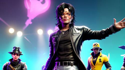 A Michael Jackson P.O.I in Fortnite