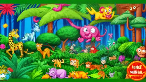 Cartoon jungle