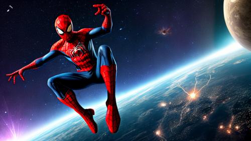 Spiderman in space