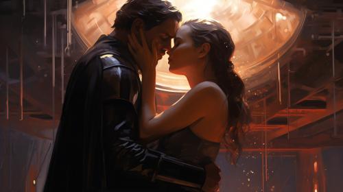 Darth vader with padme