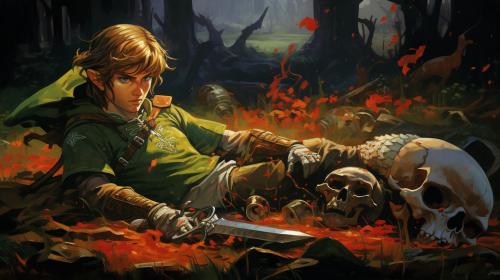 Link kills gannon