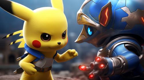 Pikachu vs sonic the hedgehog