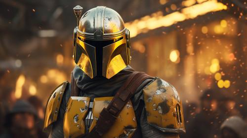 Bossk in mandalorian armour