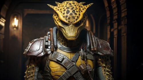 Bossk in mandalorian armour